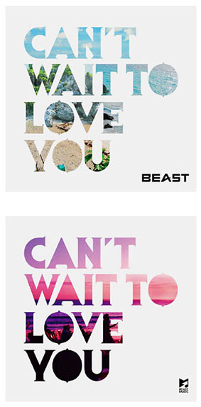 BEAST “CAN’T WAIT TO LOVE YOU” CD Jacket Design / ビースト CDジャケットデザイン